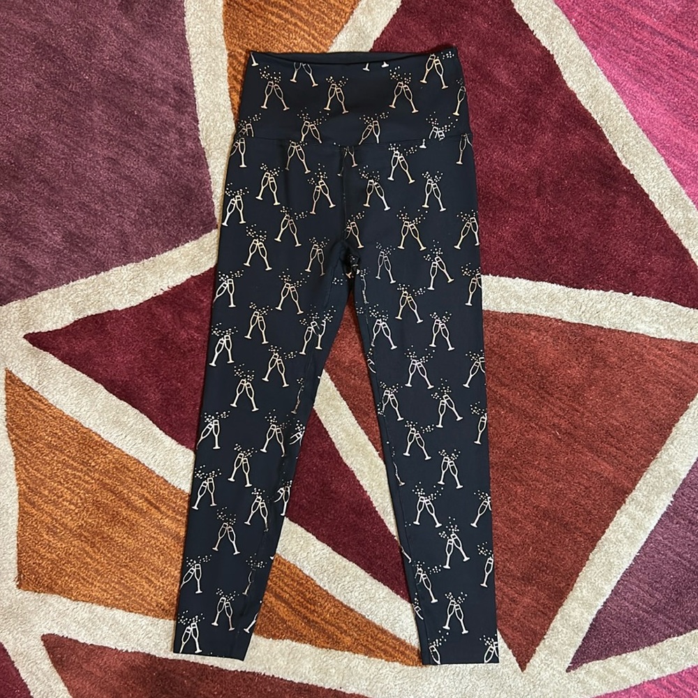 Beyond Yoga PowerShine High Waisted Midi Legging Size Small